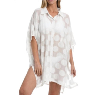La Blanca - Mod For Dot Sheer Convertible Cover-up