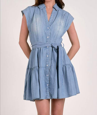 Elan - Mia Denim Mini Dress
