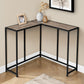 Corner Accent Console Table For Entryway, Unique L-Shaped Design