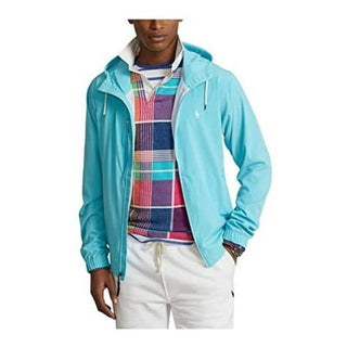 Ralph Lauren Men's Blue Packable Hooded Jacket - XXLarge