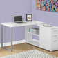 L-Shape Computer Desk with Storage Drawers