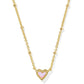 Kendra Scott - Women's Mini Ari Heart Satellite Short Pendant Necklace