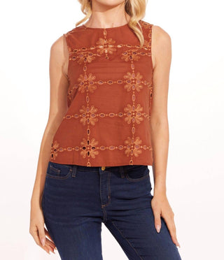 Eva Franco - Carrie Cotton Eyelet Top
