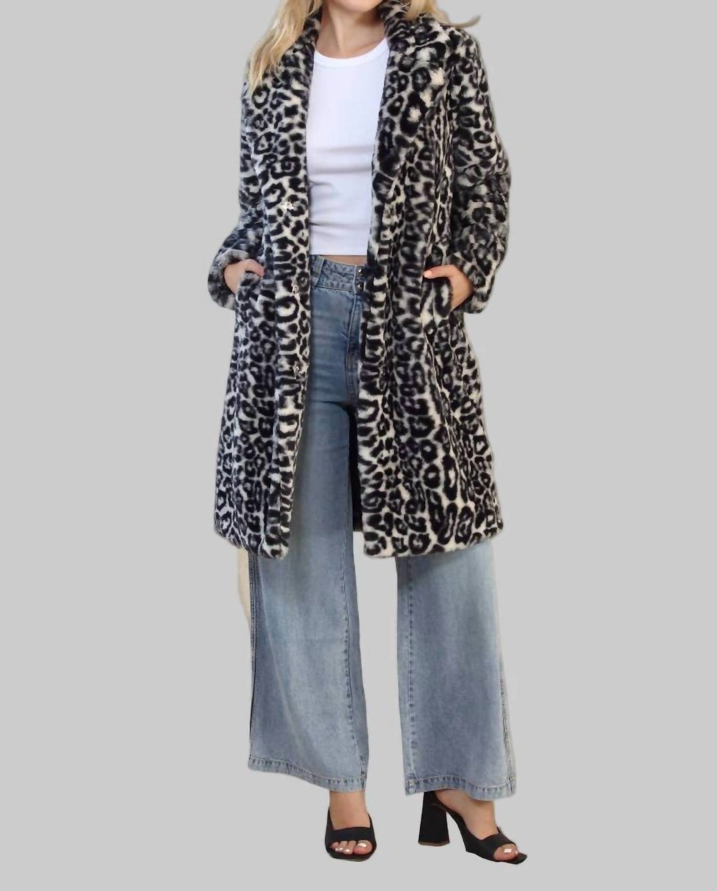 26 International - Serafina Leopard Coat