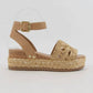 Ccocci - Women's Raffia Quarts Platform Sandals