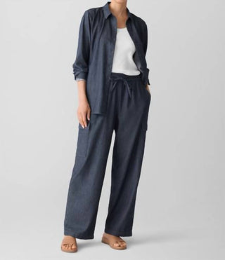 Eileen Fisher - Organic Cotton Twill Cargo Pant