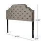 Luella Button Tufted Upholstered Headboard