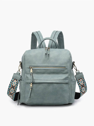 Jen & Co. - Women's Amelia Convertible Backpack With Guitar Strap