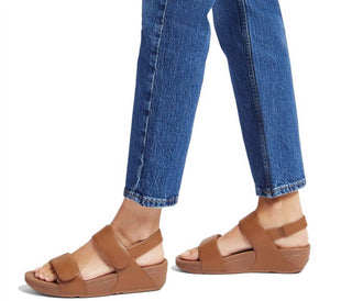 Fitflop - Women's Lulu Adjustable Leather Slides