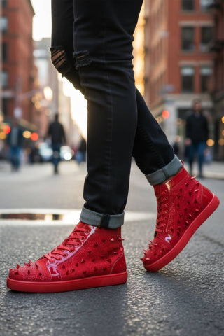 Barabas - Men's Shin Splints High Top Sneakers