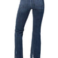 Judy Blue - MID RISE CONTRAST DESTROY SLIM BOOTCUT JEAN