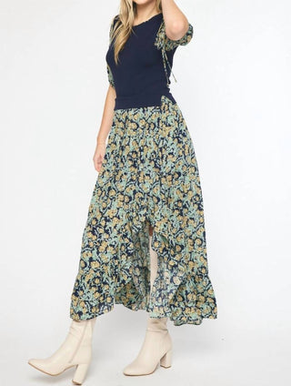 Entro - Floral Knitted Maxi Dress