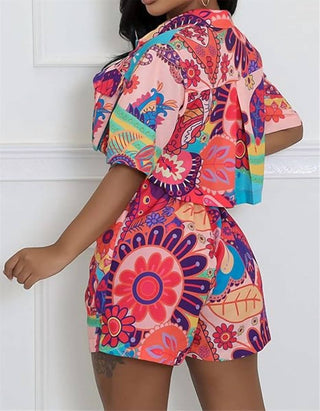 Good Time Usa - Cocktail Party Belted Rompers