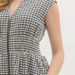 Entro - Charlotte Gingham Midi Dress