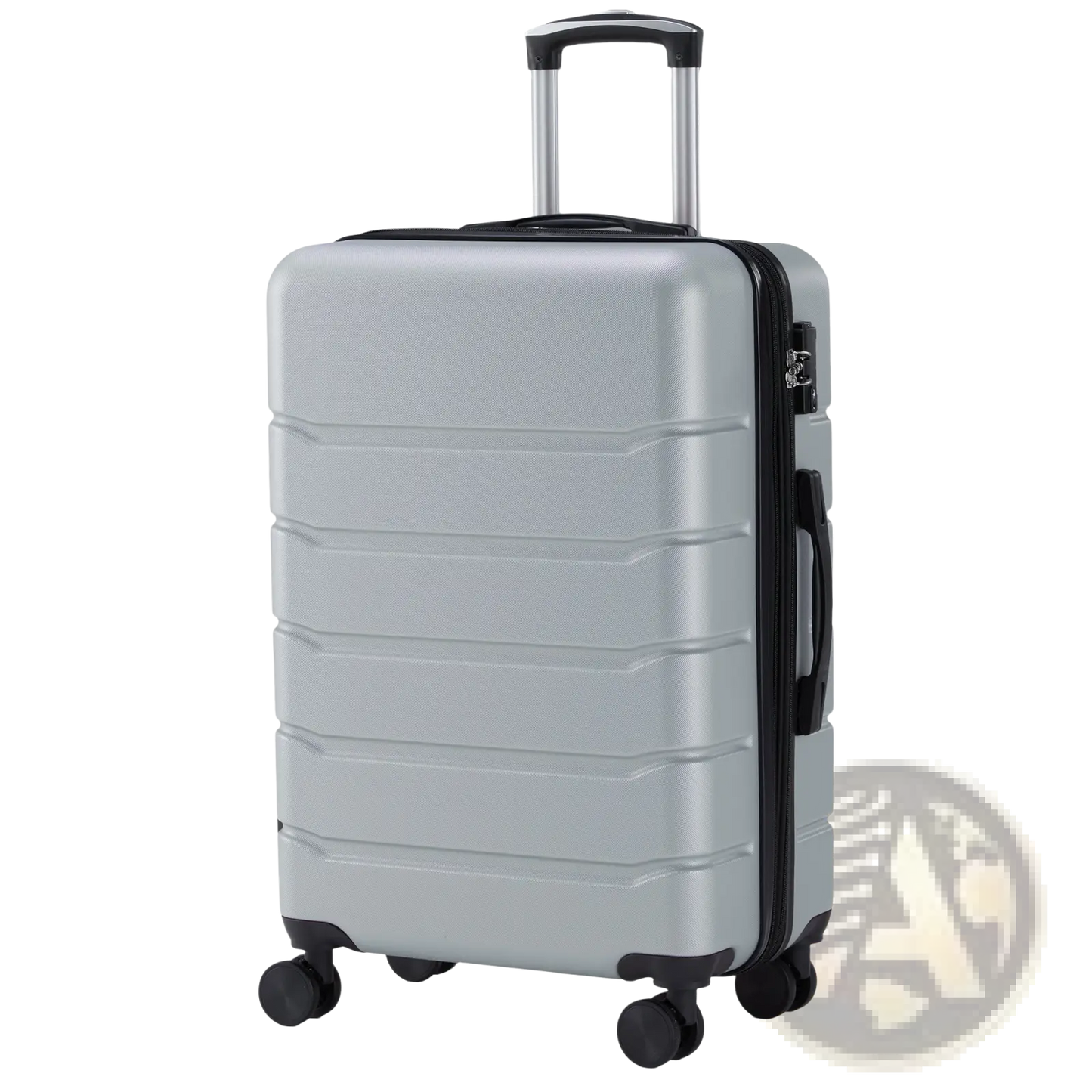 Abs Spinner Luggage Expandable Hard Shell Suitcase Case