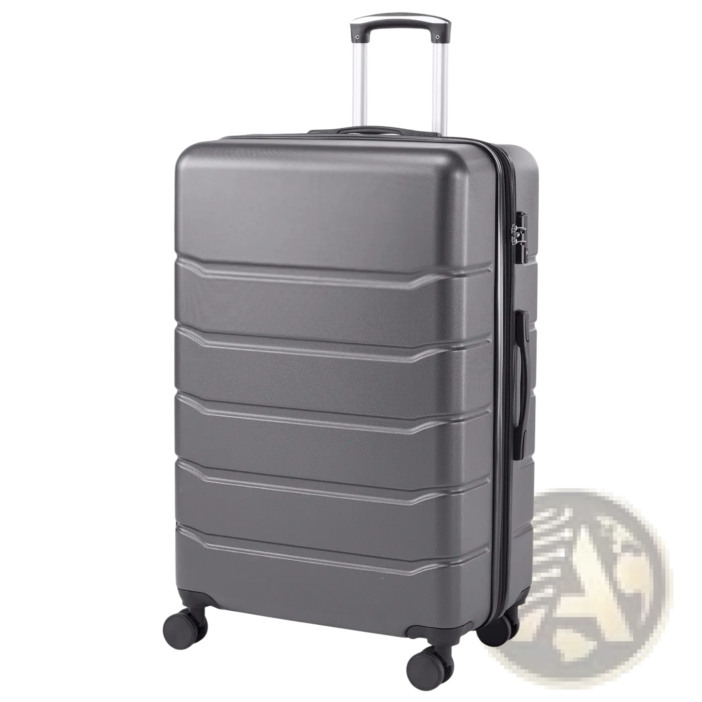 Abs Spinner Luggage Expandable Hard Shell Suitcase Case