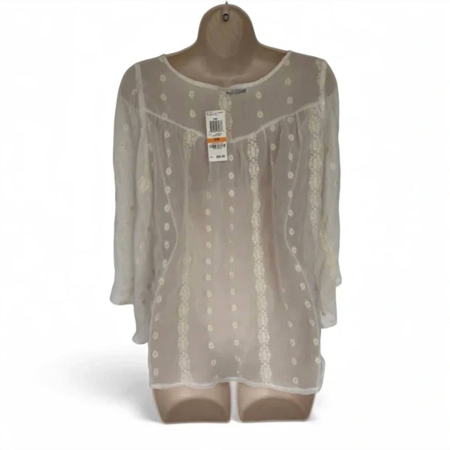 Bar Iii - Women's Prairie Cottage Victorian Blouse