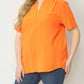 Entro - Short Sleeve V-neck Top