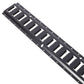 12 Pieces E Track Tie-Down Rail Kit for Trucks, Vans, Garages - Black
