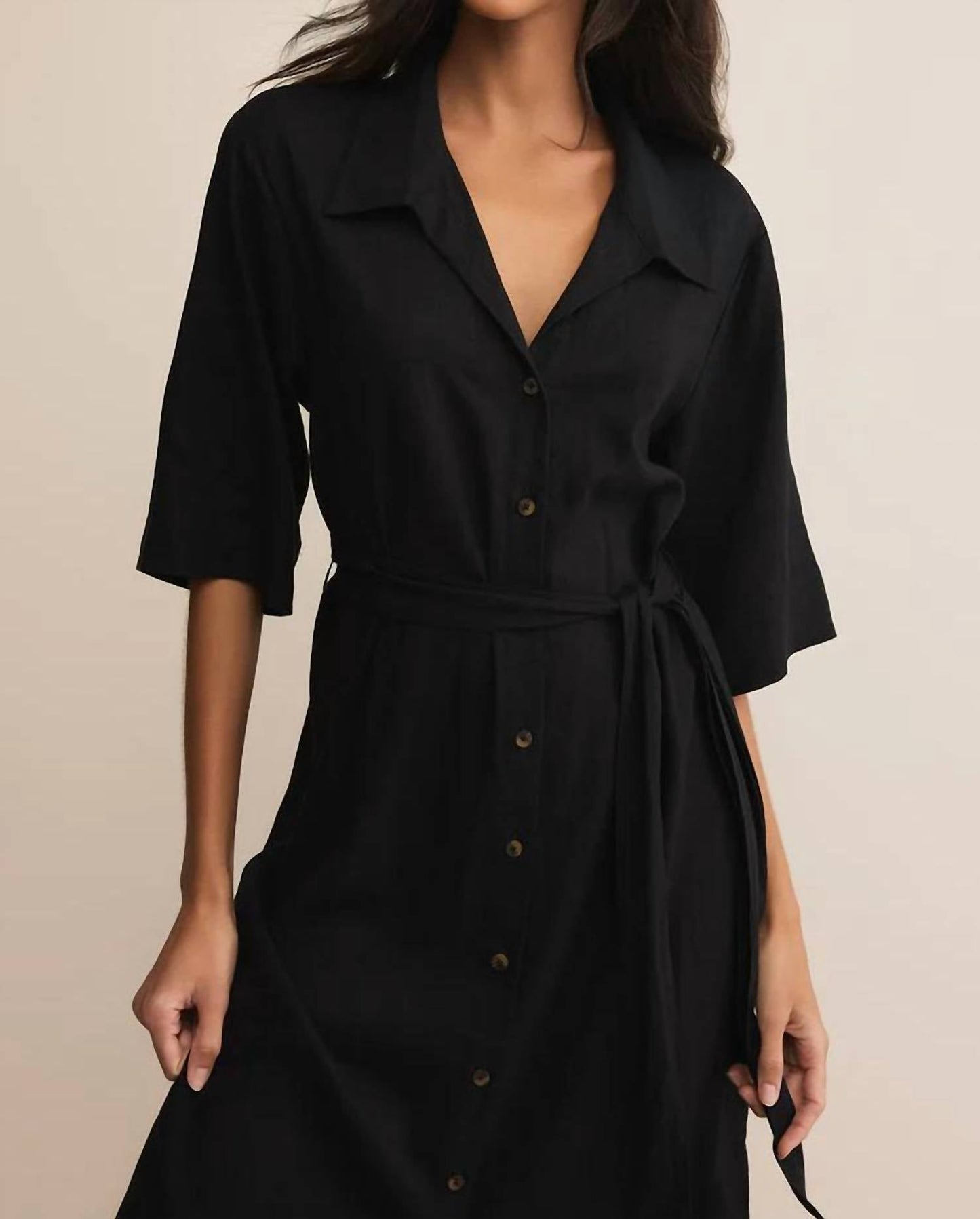 Z Supply - Brise Linen Midi Shirt Dress
