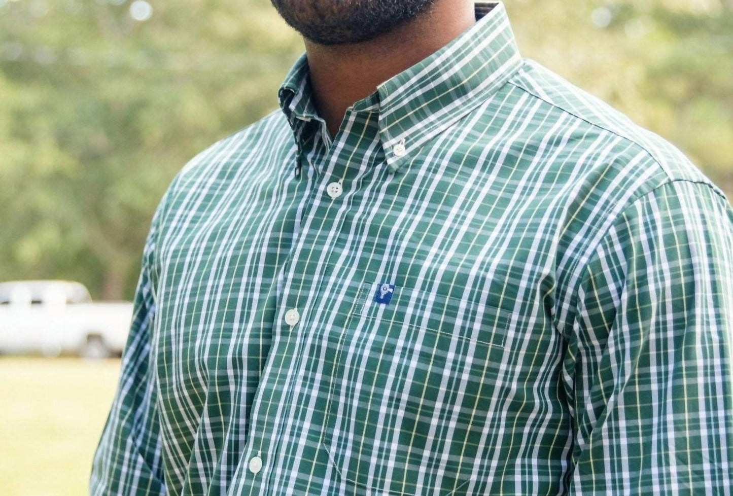 Old South Apparel - Plaid Long Sleeve Sportshirt
