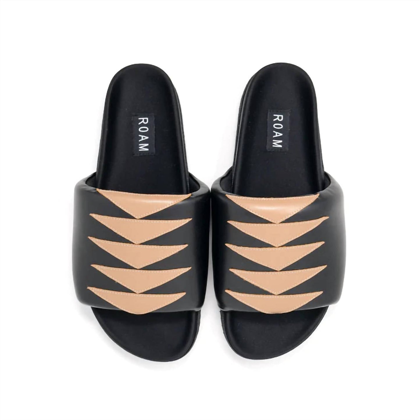 Roam - Women's Arrow Slider Sandals With Vegan Leather