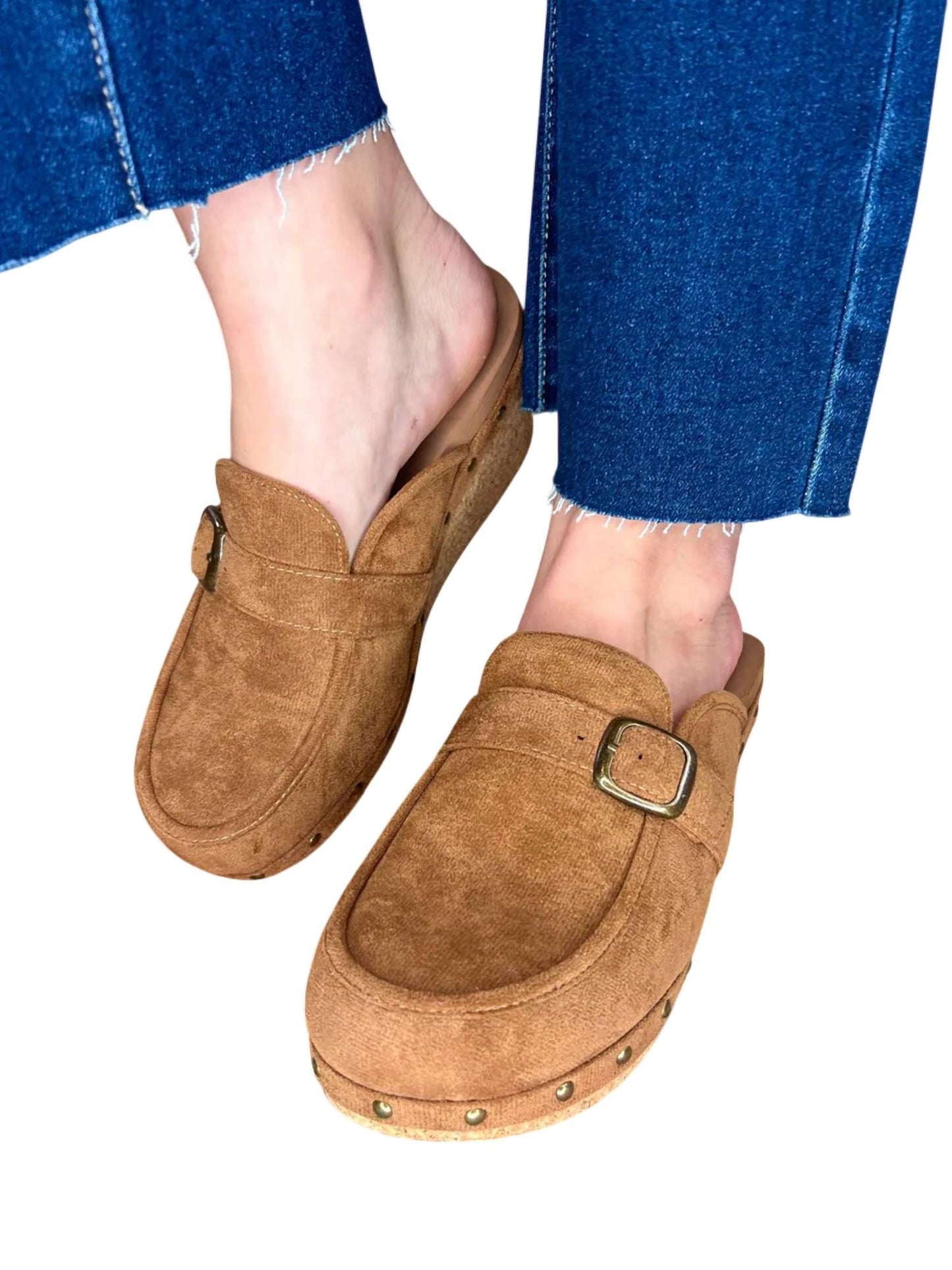 Corkys Footwear - Women's Chunky Just Precious Suede Mules