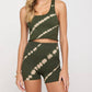 Spiritual Gangster - Amor Tie Dye Crop Tank