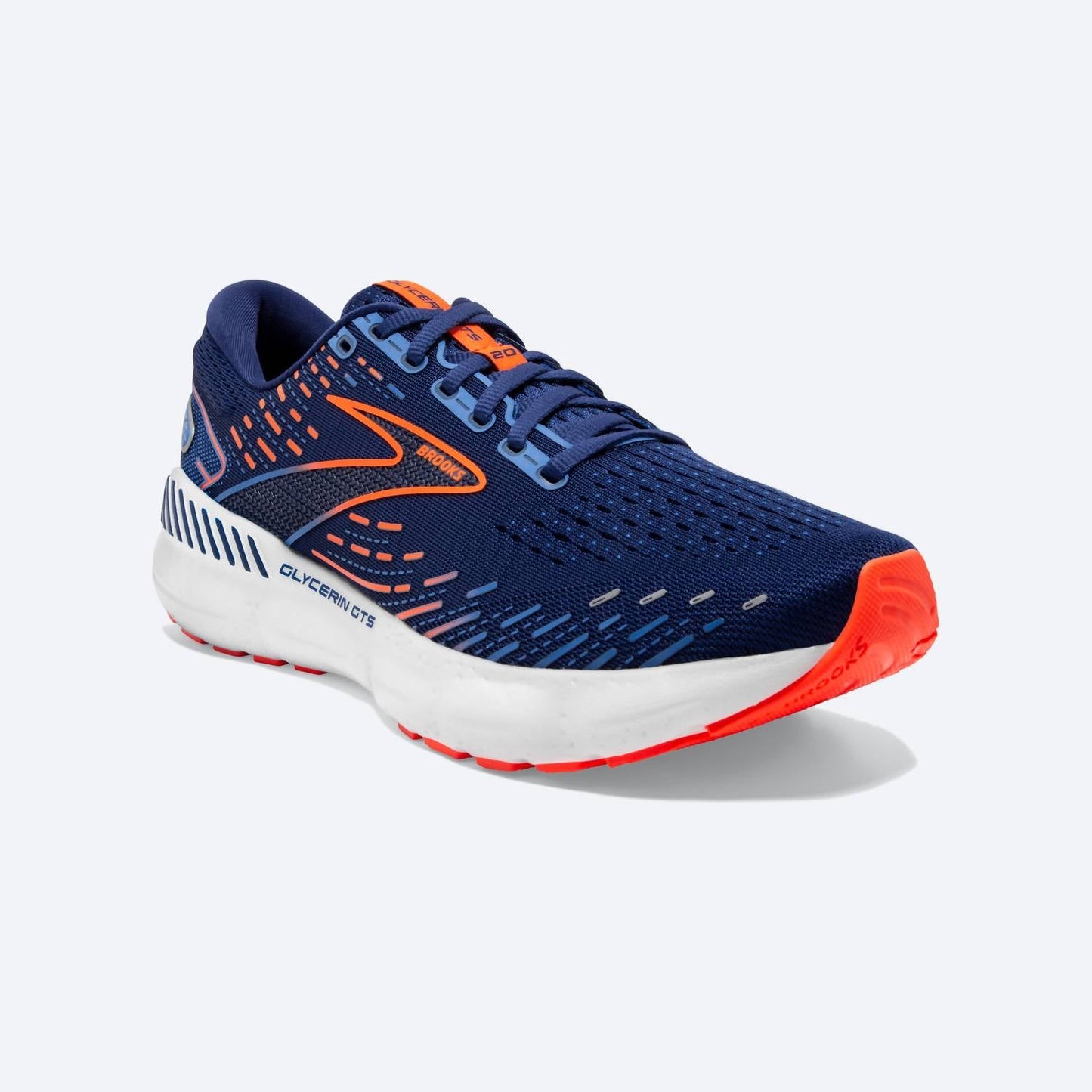 Brooks - MEN'S GLYCERIN GTS 20 RUNNING SHOES - 2E/WIDE WIDTH