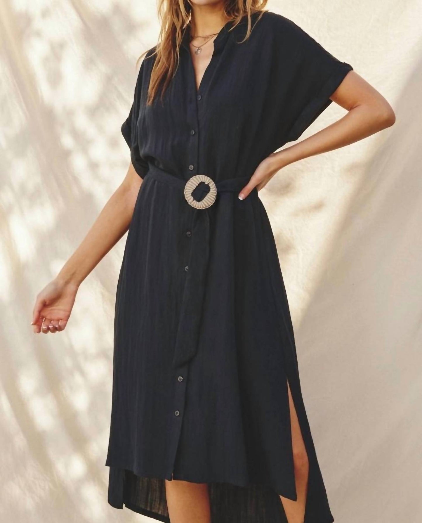 Dress Forum - Breezy Button Down Midi Dress