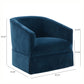 Elm Skirted Swivel Chair