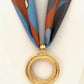 Knotty Bling - Women's Scarf Charm Necklace