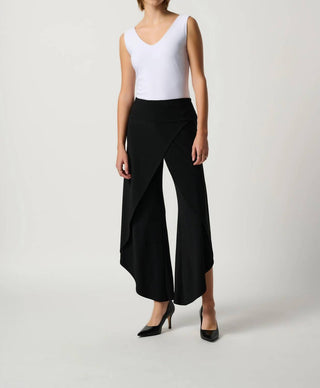 Joseph Ribkoff - Classic Overlay Pull-on Wide Leg Pant