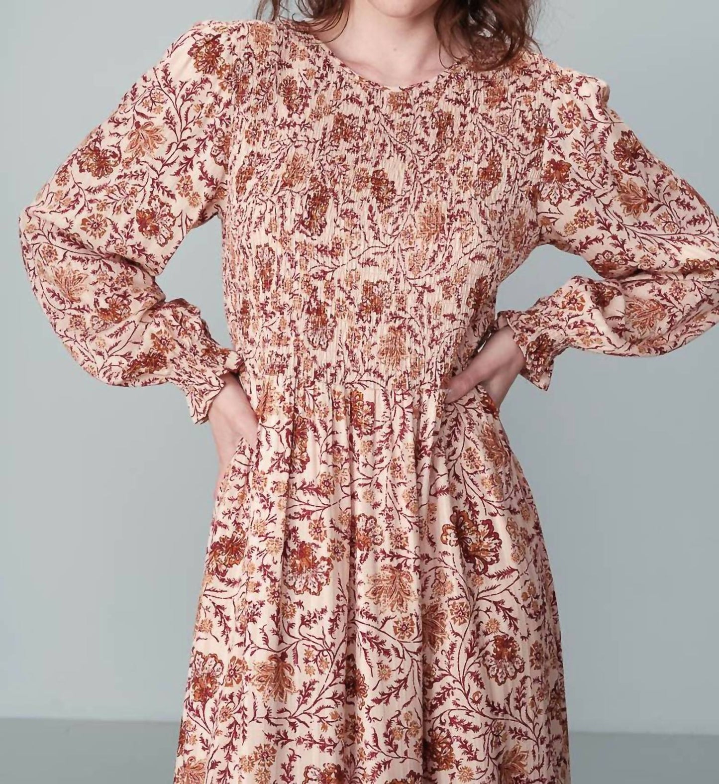 Grace & Mila - Nova Print Smocked Dress