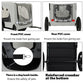 Outdoor Heavy Duty Collapsible Pet Bike Trailer with 16-Inch All-Terrain Wheels