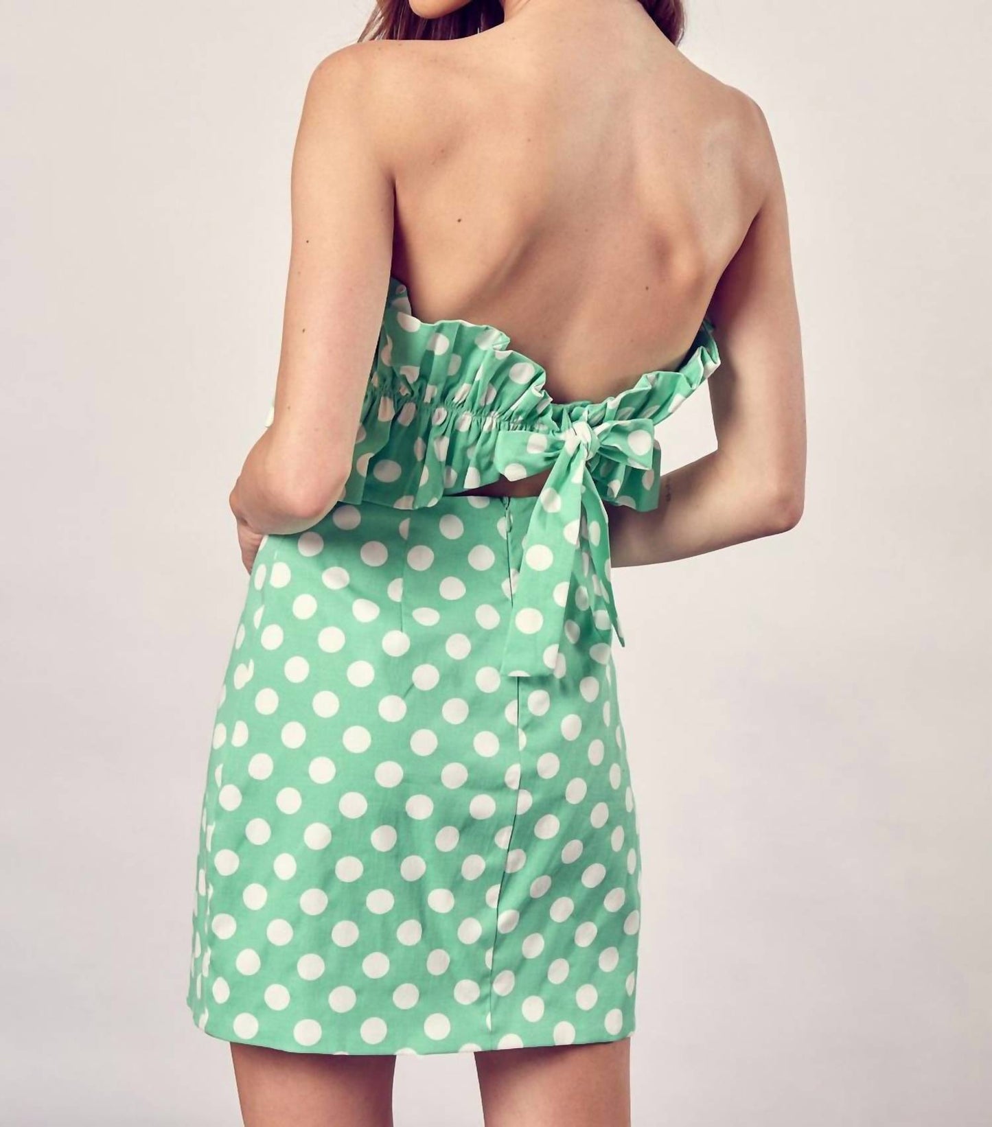Do+Be - Ruffle Polka Dot Dress