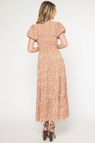 Entro - Print Maxi Dress