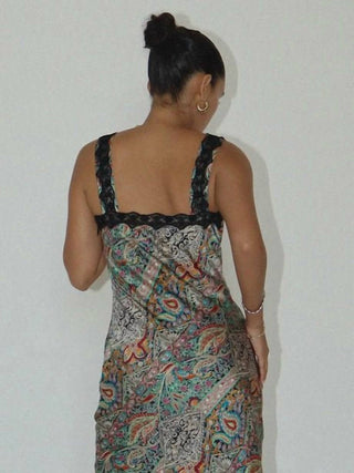 Bailey Rose - Paisley Print Maxi Dress