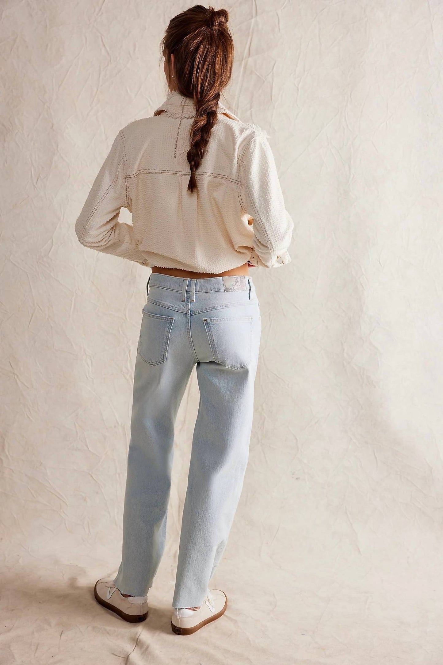 Free People - Risk Taker Mid-rise Straight