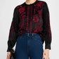 Johnny Was - Annalina Sequin Floral-Embroidered Shirt