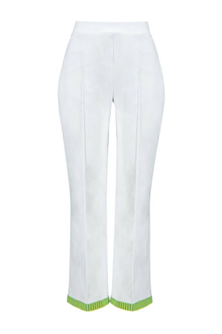 Joseph Ribkoff - Embroidered Trim Pants