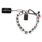Dolce & Gabbana - Women's Brass Chain Dice Logo Embellished Charm Bracelet