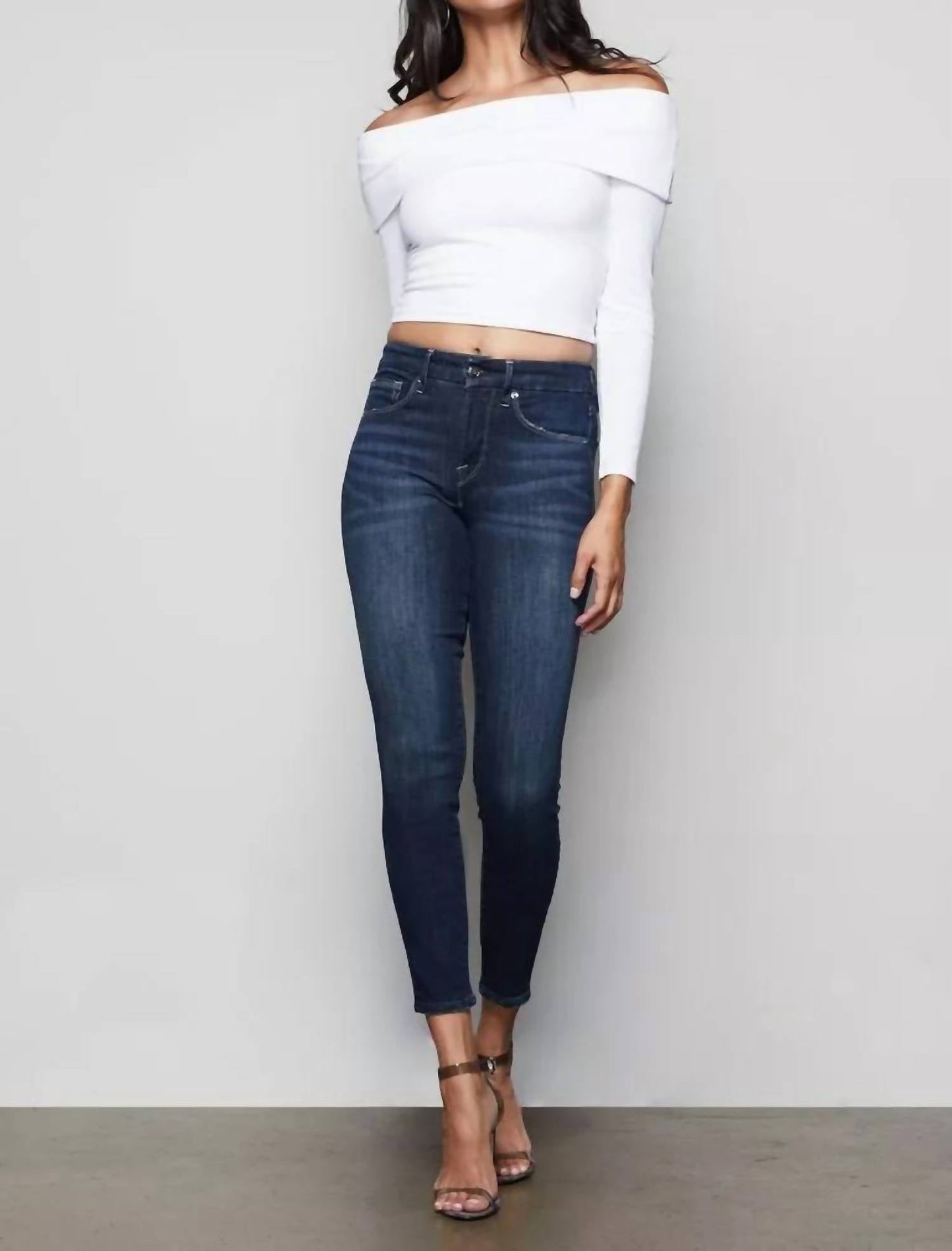 Good American - Good Legs Stretch Denim High Rise Jeans