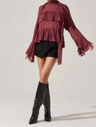 Astr - Fae Long Bell Sleeve Top