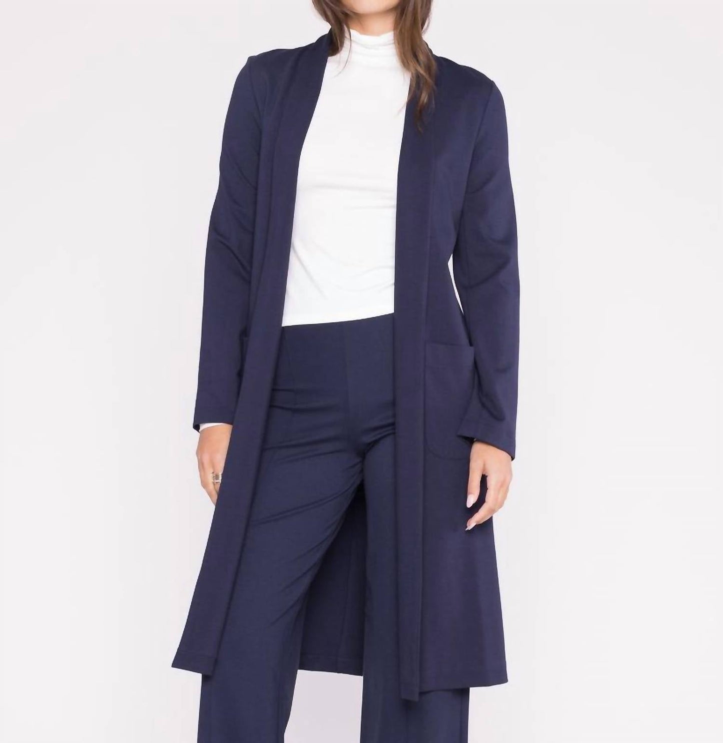Ripley Rader - Ponte Knit Smoking Jacket
