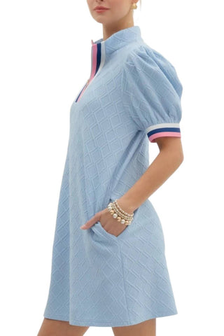 Entro - Diamond Textured Mini Dress