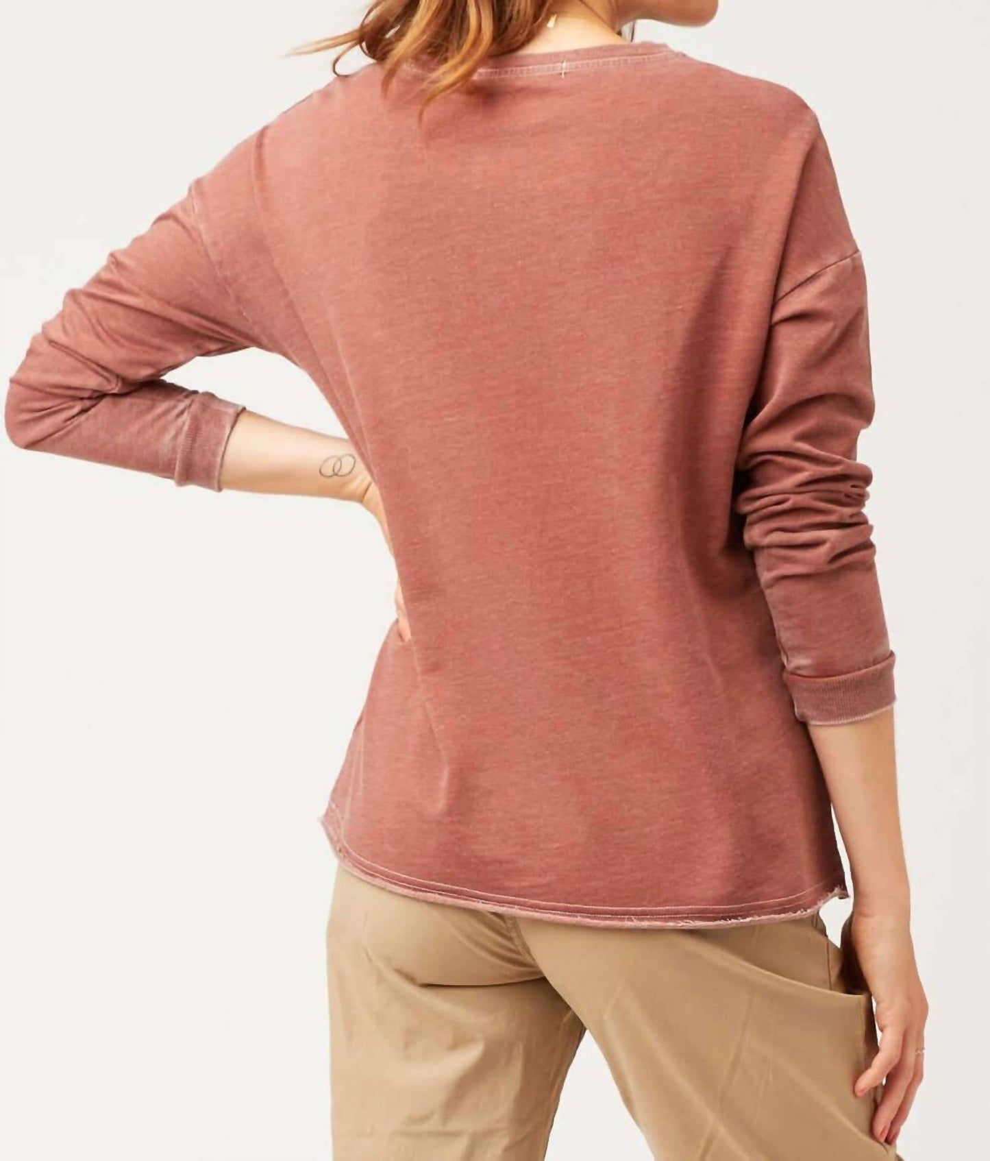 Xcvi - Alish Burnout Pullover Top