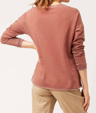 Xcvi - Alish Burnout Pullover Top