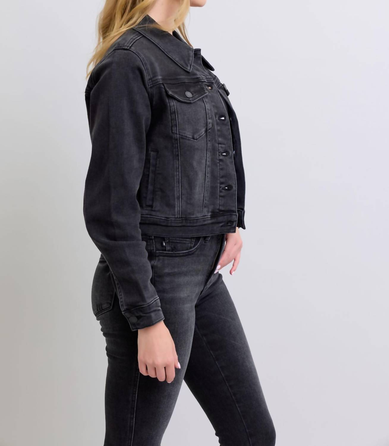 Judy Blue - Mid Length Denim Jacket