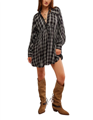 Free People - Plaid Hoffman Mini Dress